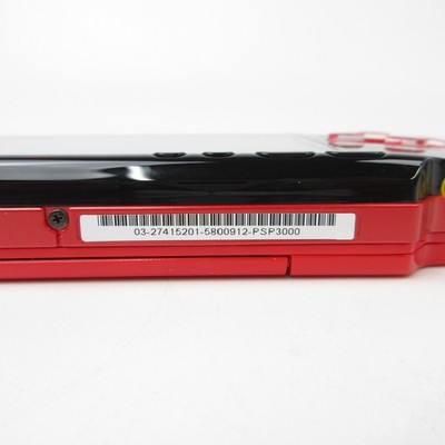 Excellent】Sony PSP-3000 Value Pack Red/Black Console No Battery