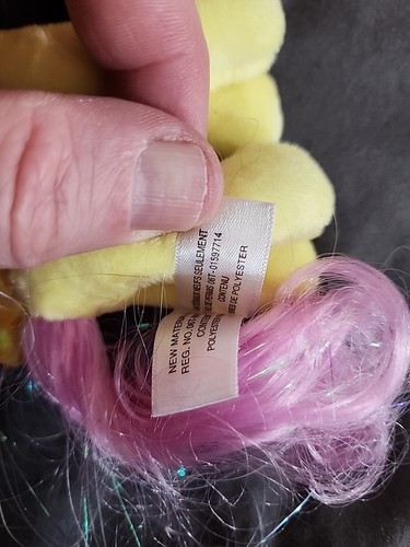 My Little Pony Plush Fluttershy Stuffed Animal Yellow - Picture 6 of 6