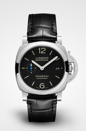Panerai PAM01372 Luminor Quaranta 40mm Watch w/ extra Panerai Rubber Strap