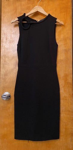 Gucci Avant Garde Midi Sheath Dress 90s Minimalist Bodycon Knot Jersey Y2K Sz S - Picture 2 of 15