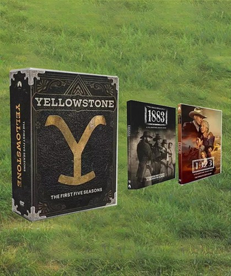 #ad Yellowstone The Complete Series Seasons 1 4 amp; 5 Part 1amp;2 1883 1923 DVD Set $38.90
