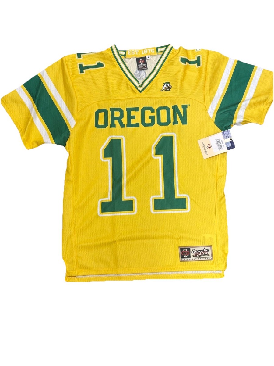 Oregon Ducks #11 McClellanGameDay Greats Football Jersey Yellow
