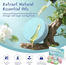 Shower Steamers 8 Pack Aromatherapy Essential Oils Gift for Women Men Relaxation