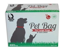 Extra Large Pet Poop Bags for Large Dogs and Cat Litter, 480 Count