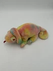 Beanie Buddy Rainbow Chameleon 1999 TY Original 14”  Vintage