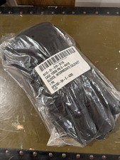 US Army Gloves Intermediate Cold Wet Black Leather Size Large Made In USA New