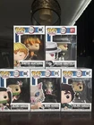 Funko Pop Demon Slayer Lot of 5 Tanjiro Nezuko Zenitsu Inosuke Muzan Anime