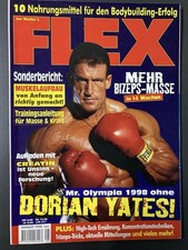 Flex,August 1998,Yates,Bodybuilding,Sportrevue,Muscle&Fitness,Zeitschrift,Heft