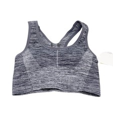 All In Motion Women's Seamless Midline Racerback Sports Bra Gray Size XS