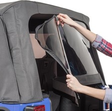 Soft Top Rear Replacement Window - Fits Jeep Wrangler Jk 2-door 4-door 2011-20