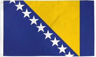 Bosnia & Herzegovina 3x5ft Poly Flag International Bosniak Country Flag Bosnia