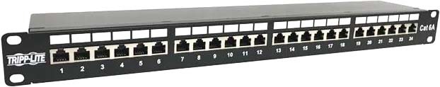 New Open Box Tripp Lite 24-Port 1U Rackmount Cat 5/Cat 6 Patch Panel (SD)