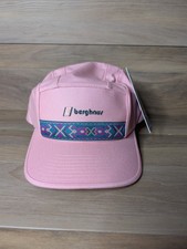 Berghaus Cap One Size D Pink Dean Street Aztec 5 Panel Baseball Hat BNWT