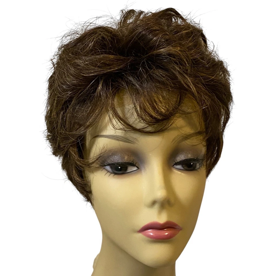 Peluca Vivica A Fox Cabello Humano Pixie H205V Pure Stretch Cap FS4/27 NUEVA CON ETIQUETAS - A859 Foto 4 de 4