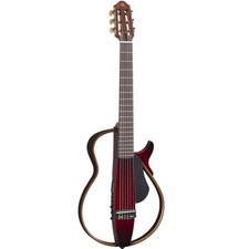 Yamaha SLG200N Crimson Red Burst Silent Nylon String Classical Guitar