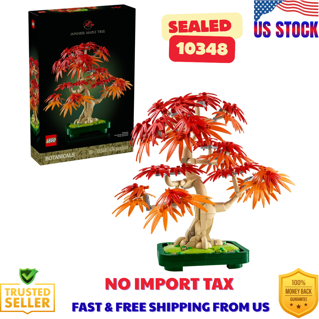 LEGO Botanicals Japanese Red Maple Bonsai Tree Building Kit for Adults 18+ - Uni