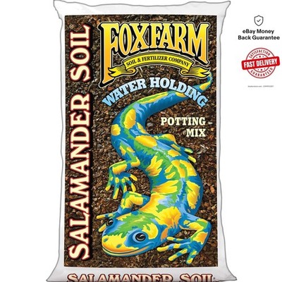 Salamander Soil Potting Mix 1.5cu ft - Reduces Watering for Healthy Plants