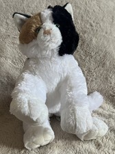 Build-A-Bear BAB Calico Kitty Cat Plush Stuffed Animal Black Brown White 12  