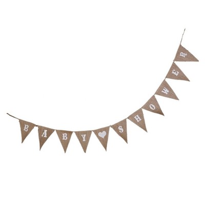 Babyparty Deko Girlande Rustikale Babyparty-Dekorationen Babyparty-Banner