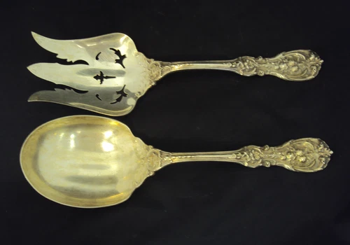 STUNNING REED & BARTON STERLING SILVER, FRANCIS I ....SALAD SET