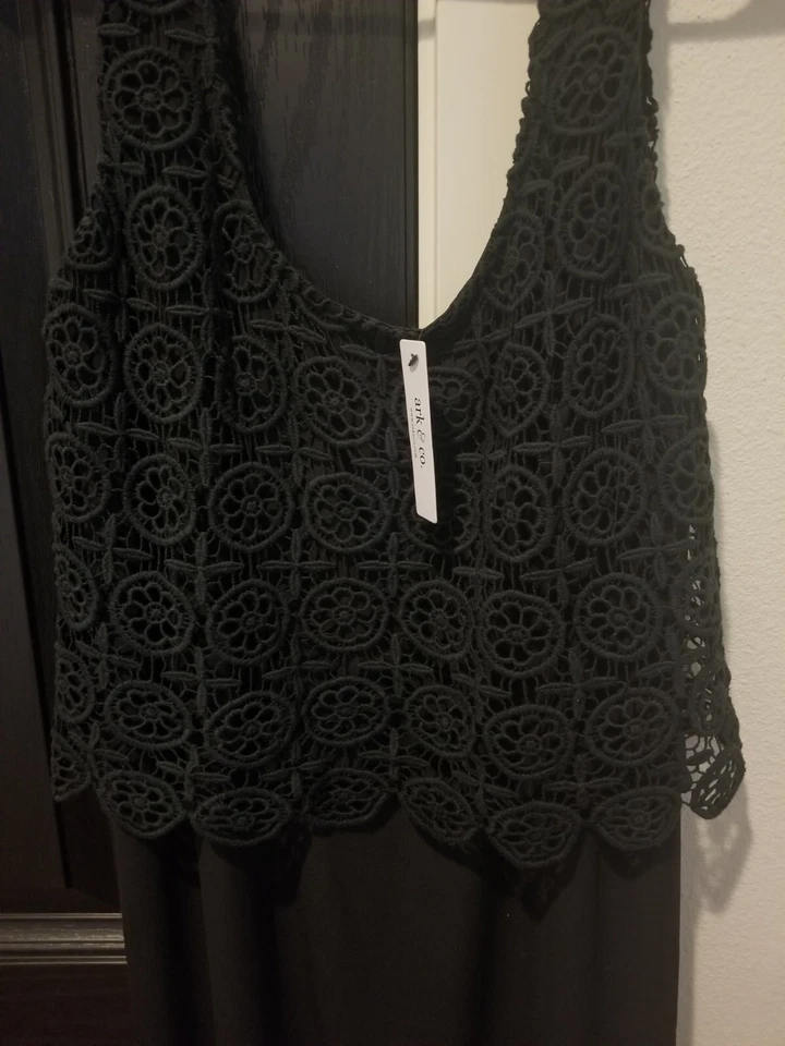NWT Ark & Co. Black Dress size Large - Image 2 of 3