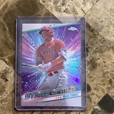 Mike Trout 2024 Topps Series 1 Topps Chrome  Stars of the MLB Chrome CSMLB-2 B13