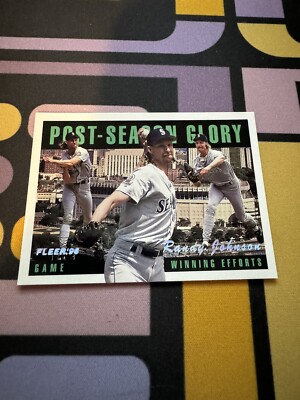 1996 Fleer Postseason Glory #4 Randy Johnson Seattle Mariners HOF