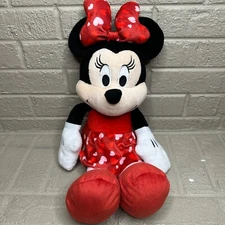 DISNEY Just Play MINNIE MOUSE Red Plush Doll Stuffed Animal 15”