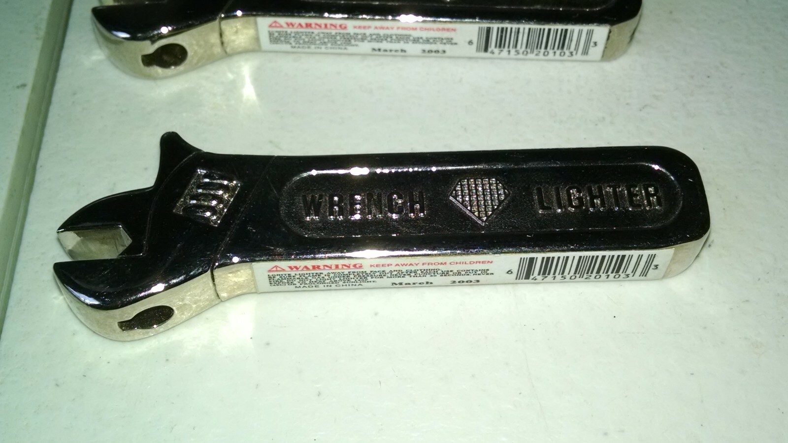 Vintage wrench cigarette lighters qty 2