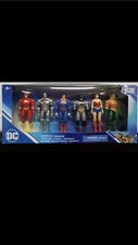 DC JUSTICE LEAGUE SET Superman, Wonder Woman , Cybor  Batman, Aquaman & Flash