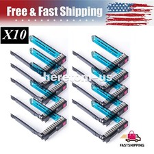 10X 651699-001 2.5" SFF SAS HDD Tray Caddy 651687-001 For HP Gen8/Gen9 REV 4.010