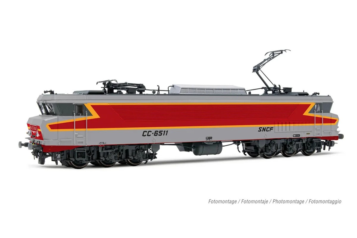 Jouef Hj2428 Locomotive Électrique Cc 6511, Sncf, Livrée Argent Neuve