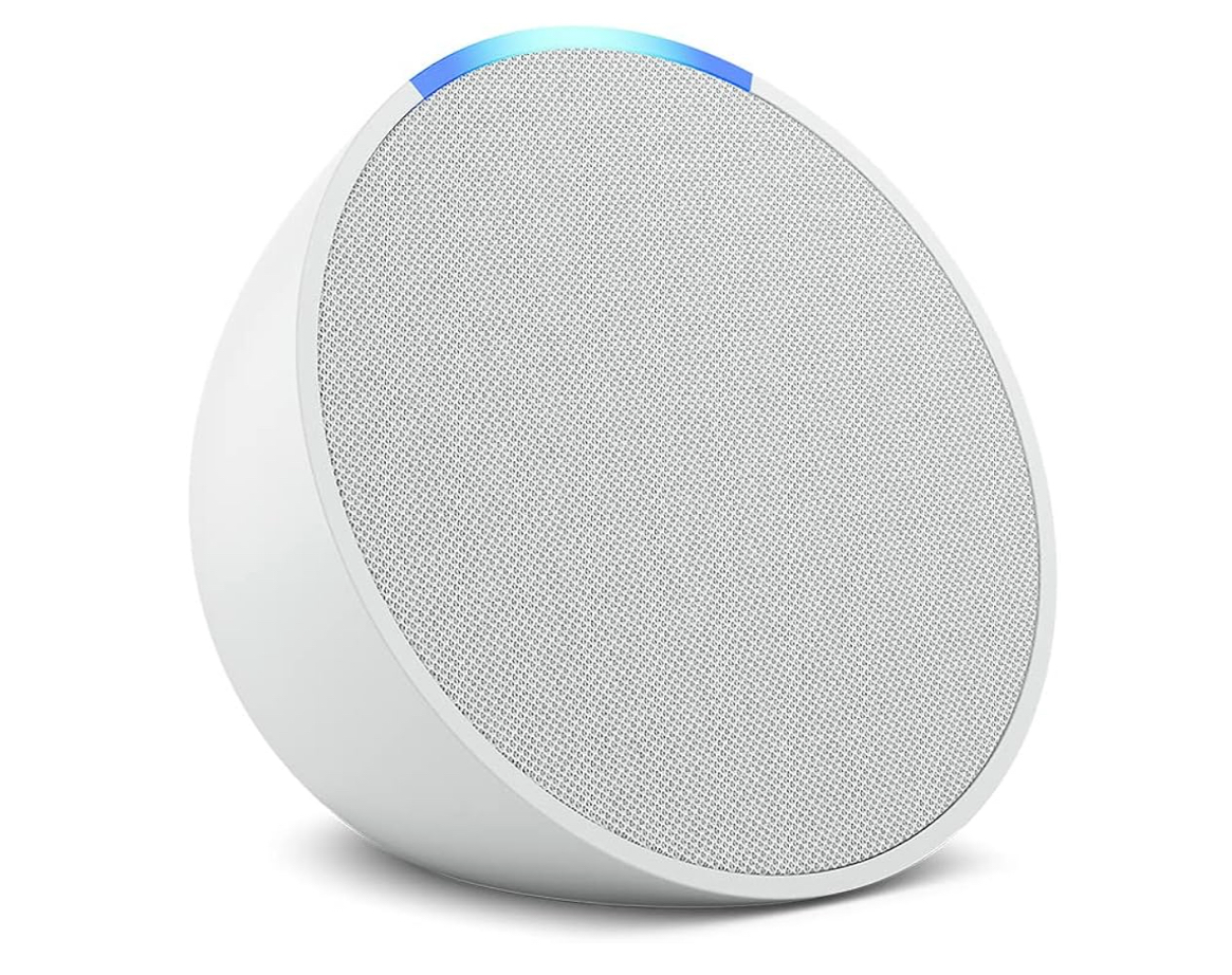 Amazon Echo Pop Smart Speaker - Glacier white-image