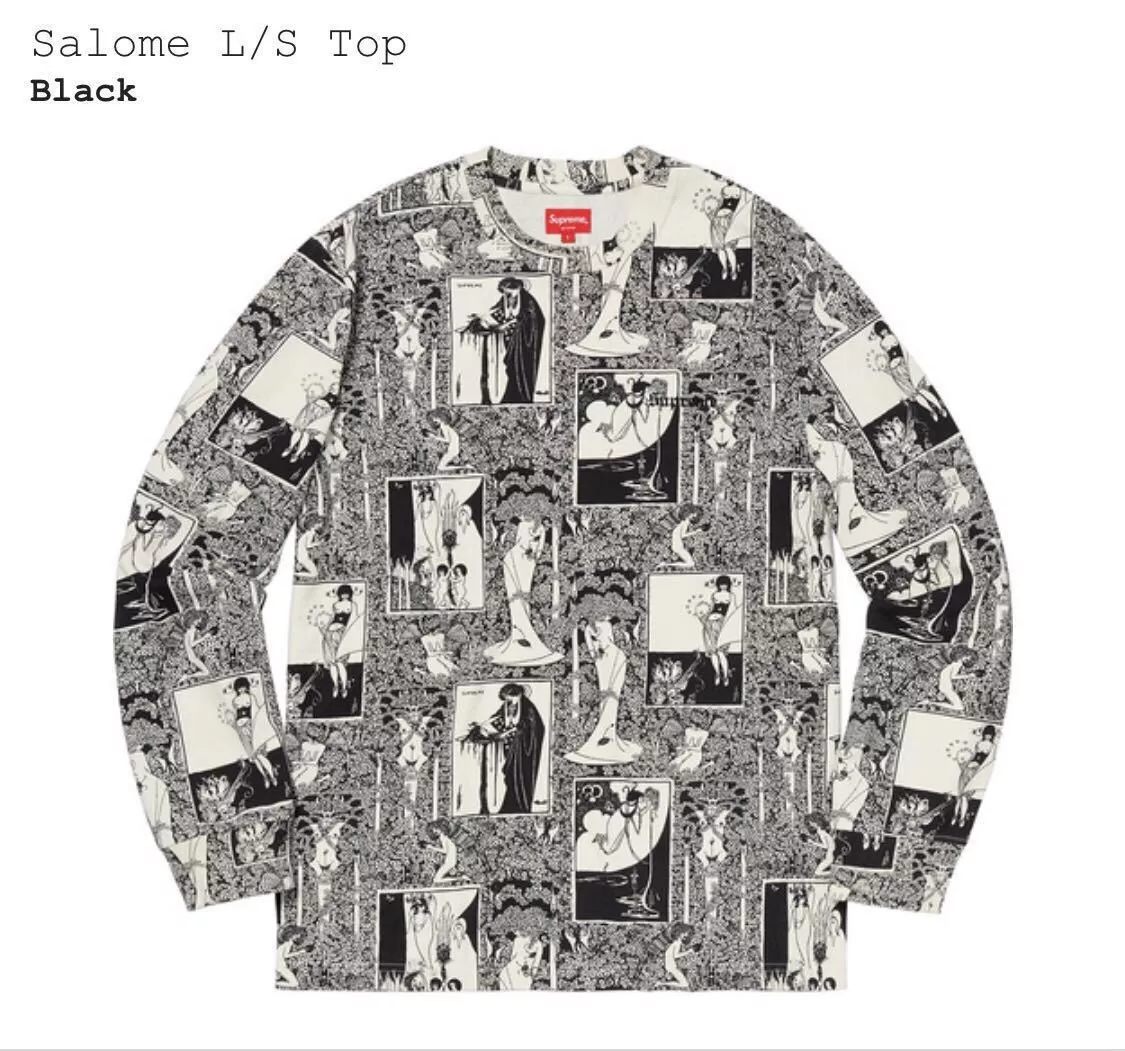 Haut neuf avec étiquette Supreme Salome L/S taille M Medium 100% authentique