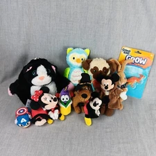 Mixed Lot Toys Mixed Brands 12 Pieces Stuffed Plush Toys Great Condition Lot 3