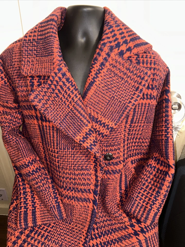 Jolt смесь цветов средней длины длинным рукавом бушлат размер маленький женские карманы - Изображение 3 из 4