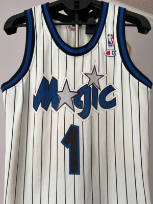 90s チャンピオン NBA MAGIC HARDAWAY 44 ジャージ　白 ORLANDO MAGIC 90s WHITE PINSTRIPE NBA JERSEY VINTAGE