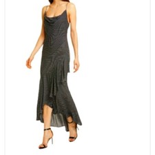 ALICE + OLIVIA GINGER ASYMMETRICAL SLIP DRESS SIZE 8  NEW WITH TAG $495