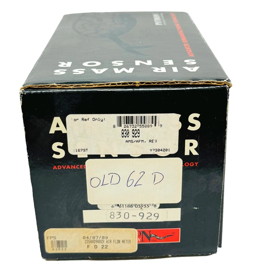 Python Injection 830-929 Reman Airflow Mass Air Sensorv - Image 2 of 4