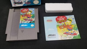 CIB THE SIMPSONS BART VS SPACE MUTANTS NINTENDO NES VIDEO GAME W/ PROTECTOR