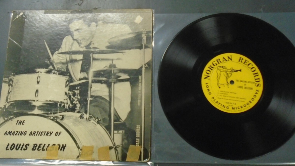 VG Amazing Artistry Of Louis Bellson Norgran Records ‎– MGN-7 10