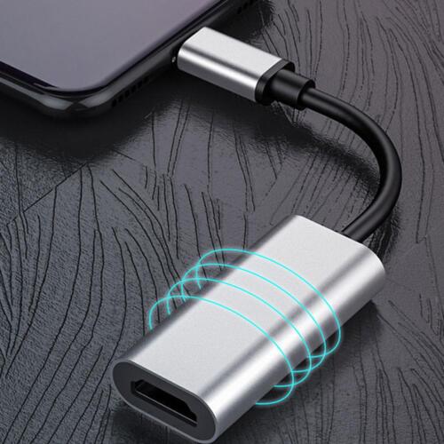 USB Typ-C auf HDMI-kompatible Kabel Adapter 4K HD TV Projektion Video Konvertier - Photo 4/14