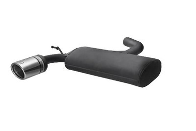muffler for Audi A3 8P Hatchback 1.6i 75kW 85kW 2004-2012 Single Round Tip 90mm