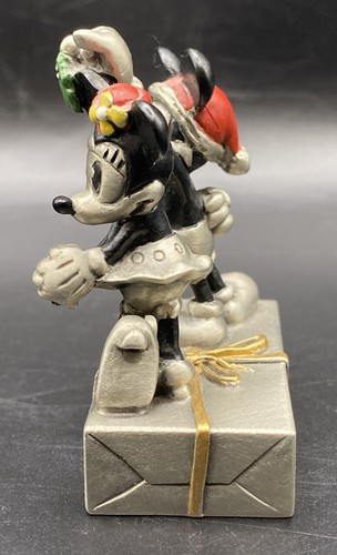 Mickey & Minnie Christmas Special Edition ~ MISTLETOE MICE ~ Hudson Fine Pewter - Picture 4 of 14
