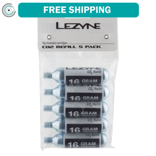 Lezyne CO2 Trigger Drive – CNC-aluminium Pomp Met Trekker Voor Presta En Schrader – Incl. 16g CO2-cartridge