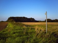 Photo 6x4 Footpath north from Biggin Lane Ramsey/TL2885 This path bends  c2007