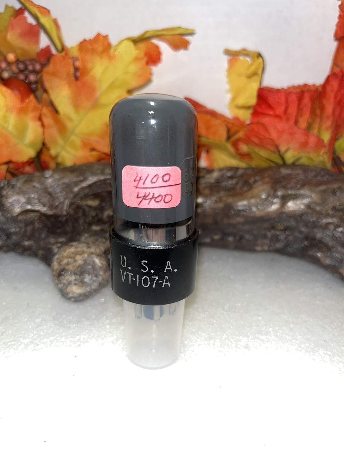 RCA 6V6-GT/G VT-107-A  NOS gray glass Vacuum Tube, HICKOK Tested NOS+@4400
