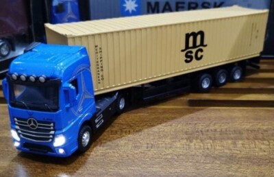 Brand New In Box 1/50 Dealer Edition Mercedes-Benz Mercedes MSC Semi Truck Dieca