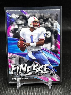 2024 Topps Chrome Football Finesse Warren Moon #F-23