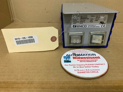 SIMCO A1C7S | 0805107000 POWER SUPPLY UNIT 115VA 2.5mA 7kV IP-54 SHIPS SAME DAY